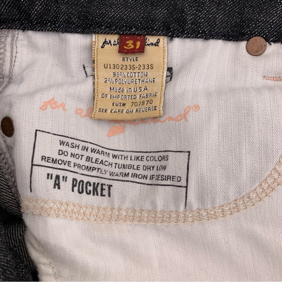 7 For All Mankind Black Bootcut Jeans for Women size 31 - Picture 6 of 11